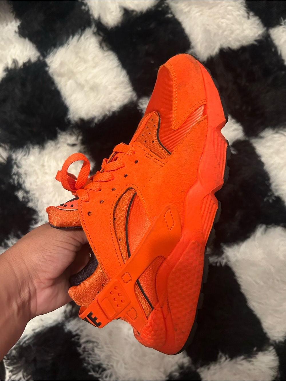 Nike Kids Orange Athletic Sneakers - Bold Youth Trainers